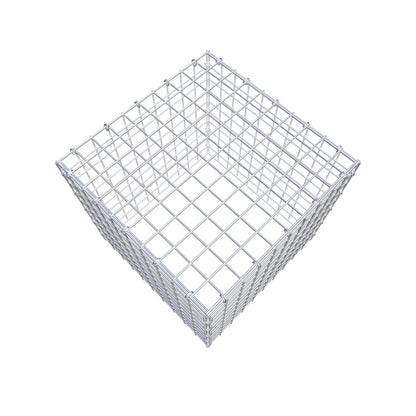 Monteret gabion type 3 50 cm x 50 cm x 50 cm (L x H x D), maskestørrelse 5 cm x 5 cm, C-ring