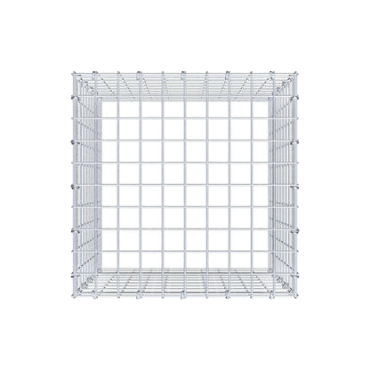 Monteret gabion type 3 50 cm x 50 cm x 50 cm (L x H x D), maskestørrelse 5 cm x 5 cm, C-ring
