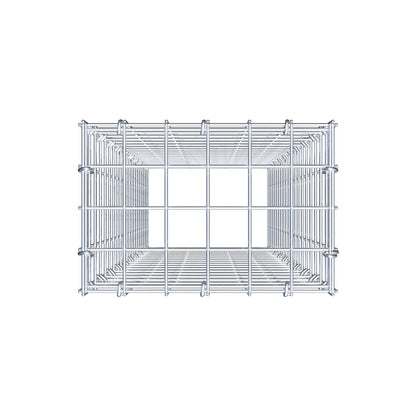 Gabião Tipo 3 100 cm x 30 cm x 20 cm (C x A x P), malhagem 5 cm x 5 cm, anel C