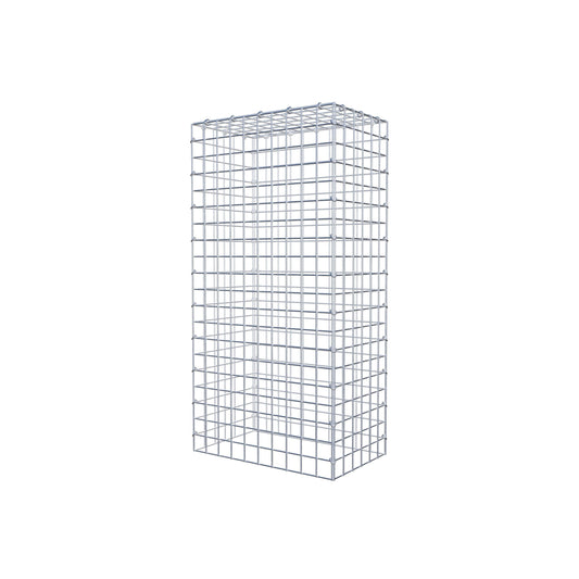 Typ 3 påbyggnadsgabion 100 cm x 30 cm x 50 cm (L x H x D), maskstorlek 5 cm x 5 cm, C-ring