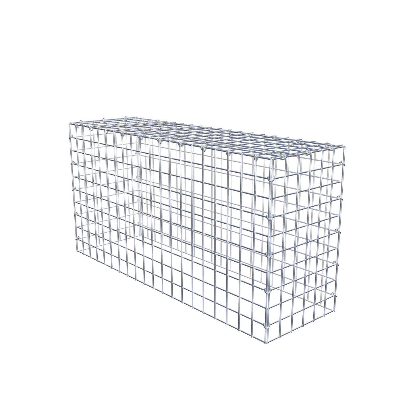 Gabião Tipo 3 100 cm x 50 cm x 30 cm (C x A x P), malhagem 5 cm x 5 cm, anel C