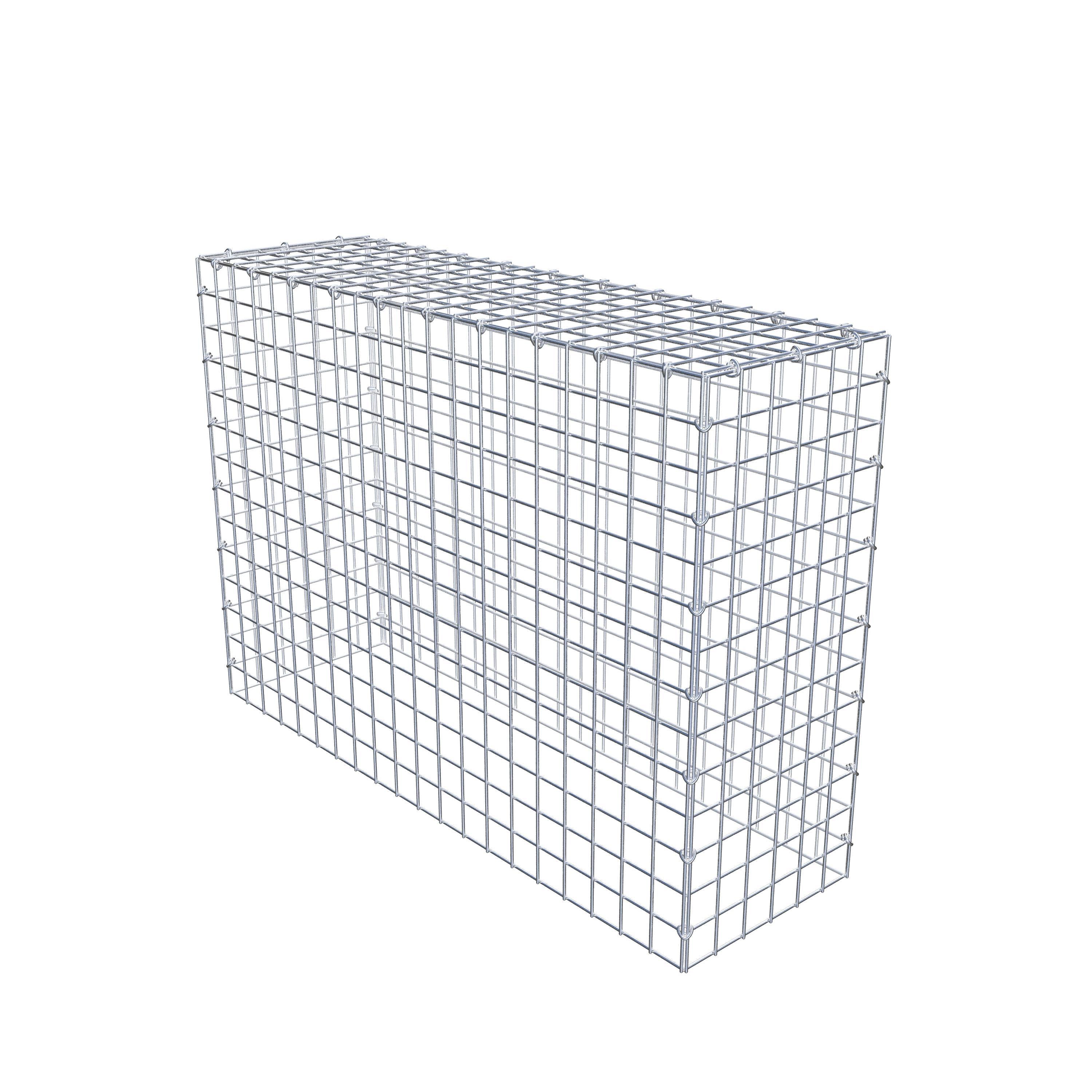 Mounted gabion type 3 100 cm x 70 cm x 30 cm (L x H x D), mesh size 5 cm x 5 cm, C-ring