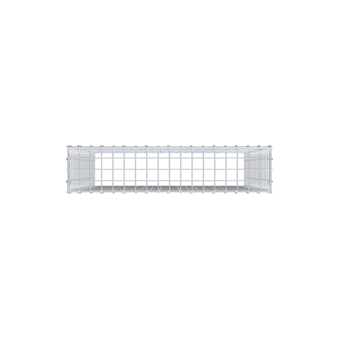 Gabião Tipo 3 100 cm x 90 cm x 20 cm (C x A x P), malhagem 5 cm x 5 cm, anel C