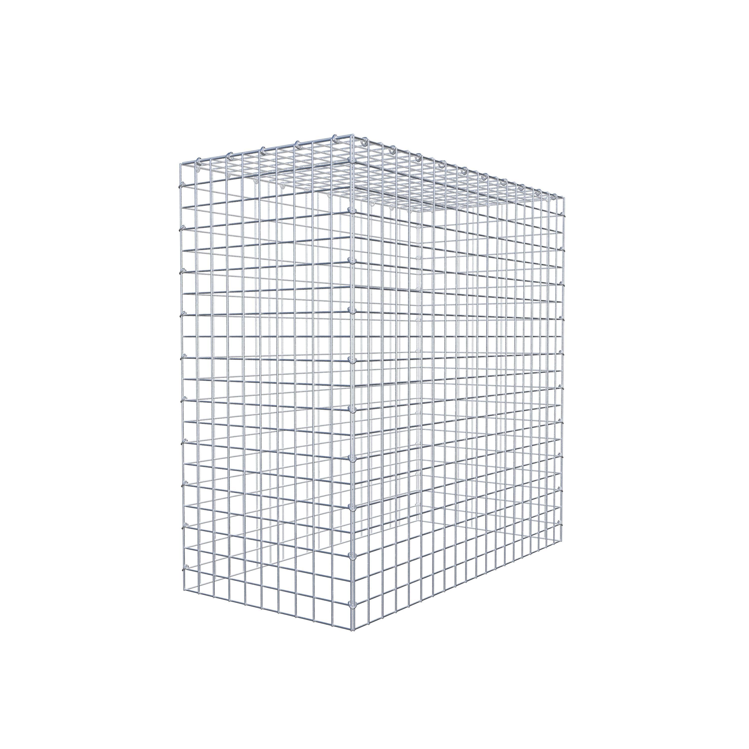 Mounted gabion type 3 100 cm x 100 cm x 50 cm (L x H x D), mesh size 5 cm x 5 cm, C-ring