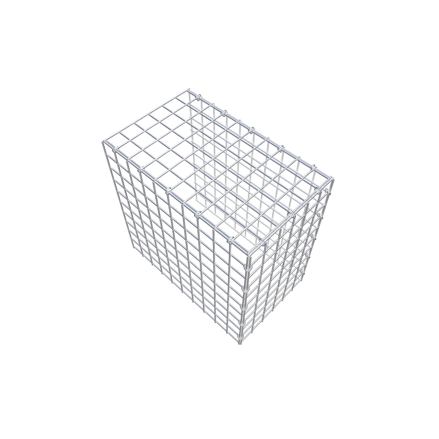 Gavión complementario tipo 4 50 cm x 50 cm x 30 cm (L x A x P), malla 5 cm x 5 cm, anillo en C