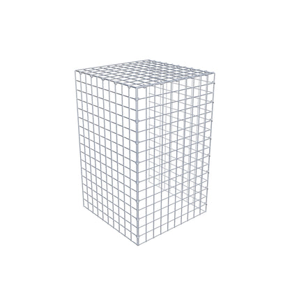 Toegevoegde pool type 4 80 cm x 50 cm x 50 cm (L x H x D), maaswijdte 5 cm x 5 cm, C-ring