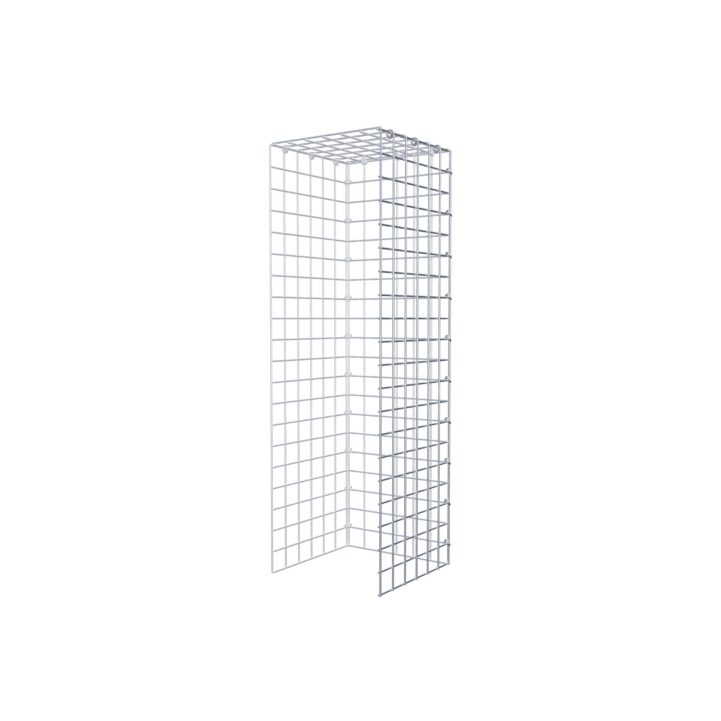 Anbaugabione Typ 4 100 cm x 30 cm x 30 cm (L x H x T), Maschenweite 5 cm x 5 cm, C-Ring