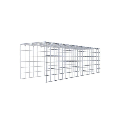 Gabião Tipo 4 100 cm x 30 cm x 30 cm (C x A x P), malhagem 5 cm x 5 cm, anel C