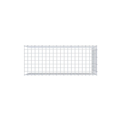 Monteret gabion type 4 100 cm x 50 cm x 40 cm (L x H x D), maskestørrelse 5 cm x 5 cm, C-ring