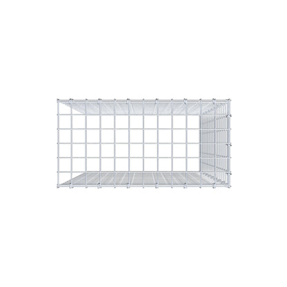 Extra gabion typ 4 100 cm x 60 cm x 30 cm (L x H x D), maskstorlek 5 cm x 5 cm, C-ring