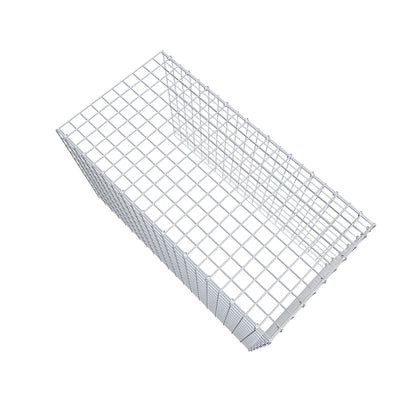Fästbar gabion typ 4 100 cm x 60 cm x 50 cm (L x H x D), maskstorlek 5 cm x 5 cm, C-ring