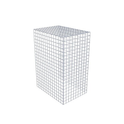 Gabião Tipo 4 100 cm x 70 cm x 50 cm (C x A x P), malhagem 5 cm x 5 cm, anel C