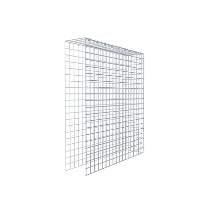 Monteret gabion type 4 100 cm x 90 cm x 20 cm (L x H x D), maskestørrelse 5 cm x 5 cm, C-ring