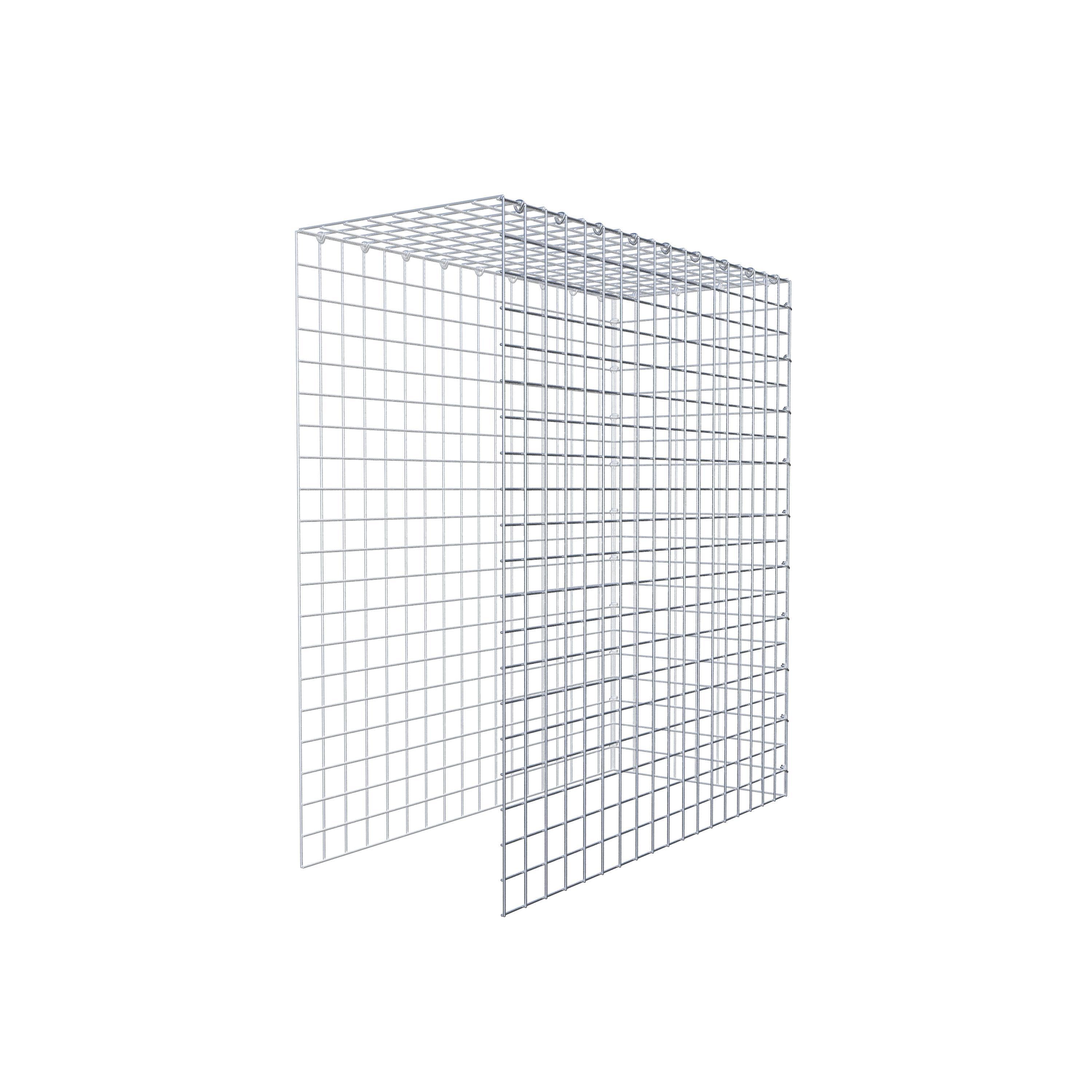 Gabião Tipo 4 100 cm x 90 cm x 40 cm (C x A x P), malhagem 5 cm x 5 cm, anel C