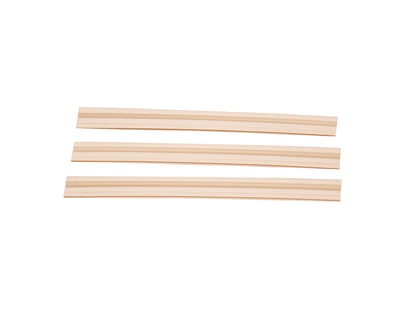 2x fastening clips for privacy strips beige MW 5 x 20 cm