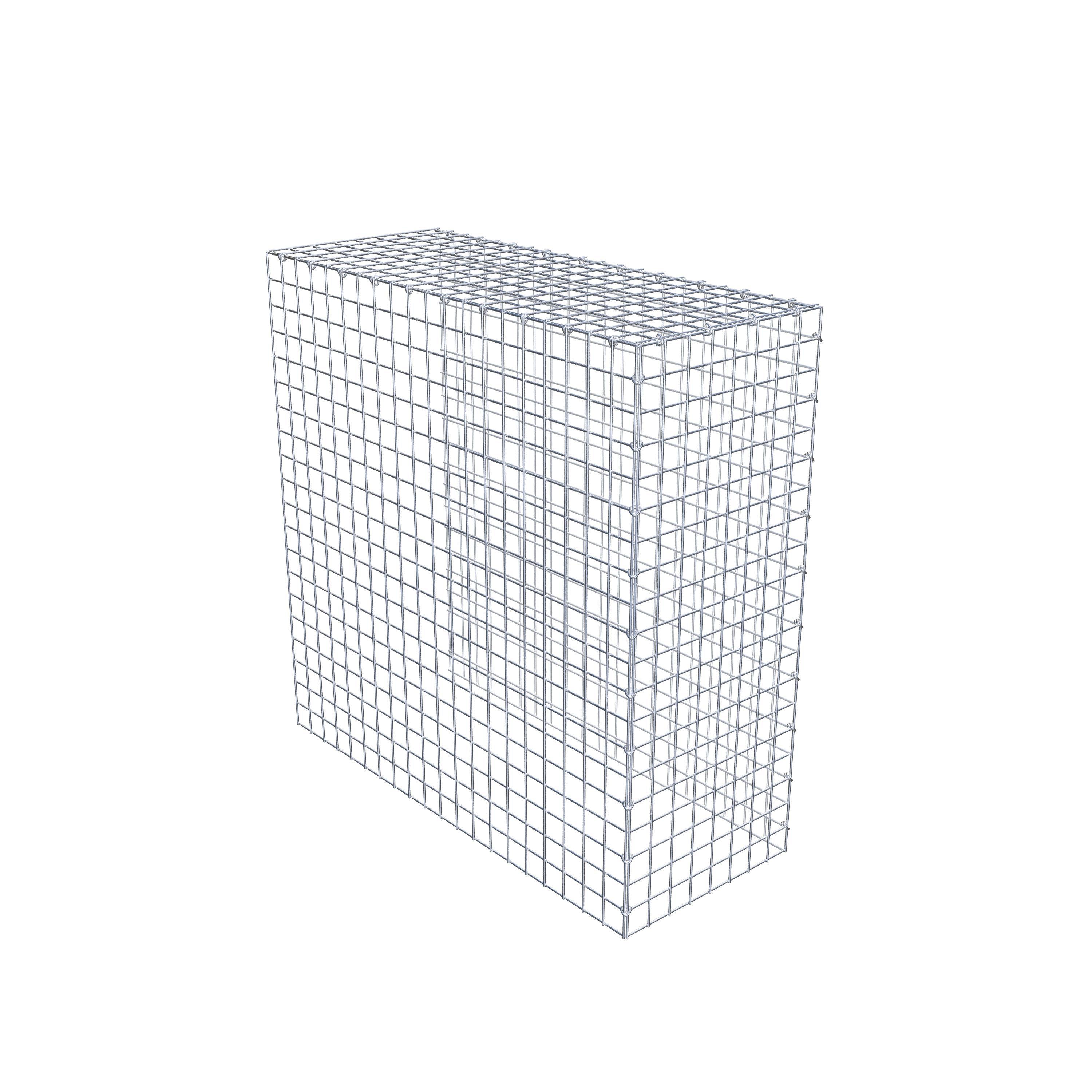 Mounted gabion type 4 100 cm x 100 cm x 40 cm (L x H x D), mesh size 5 cm x 5 cm, C-ring