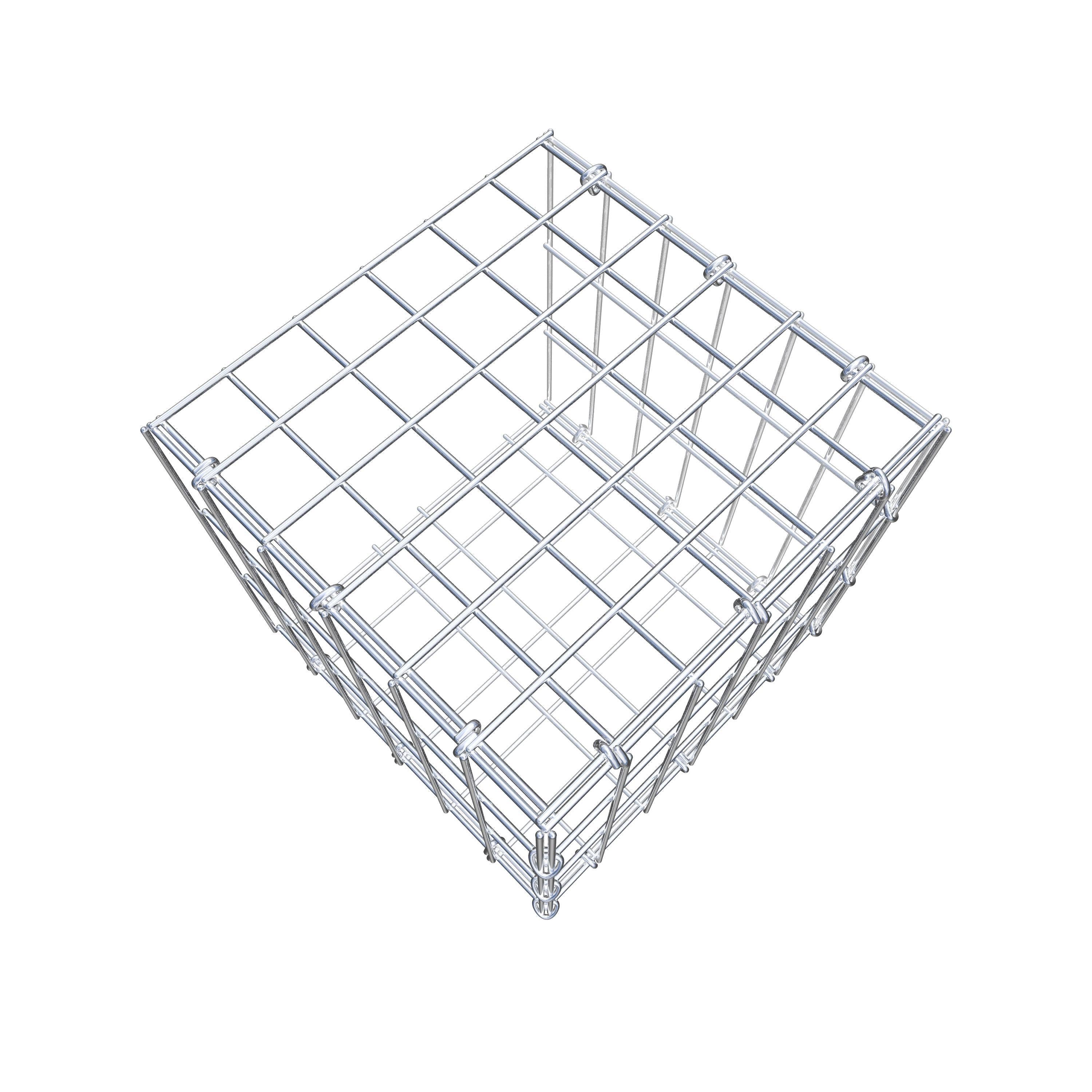 Add-on schanskorf type 2 30 cm x 30 cm x 30 cm, maaswijdte 5 cm x 10 cm, C-ring