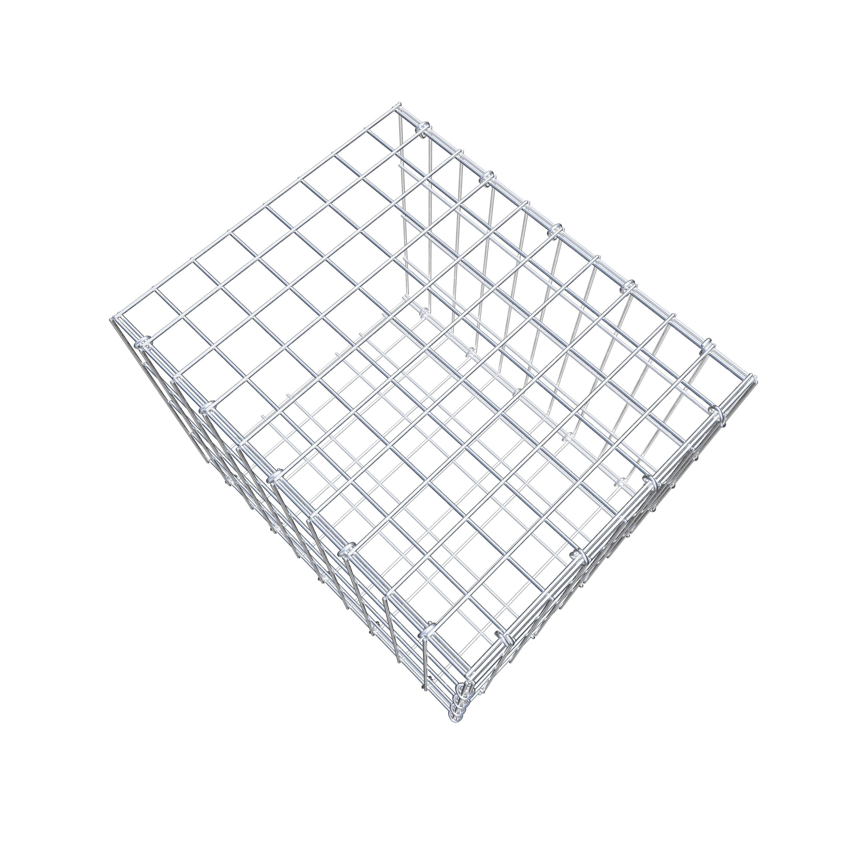 Toegevoegde pool type 2 50 cm x 40 cm x 40 cm, maaswijdte 5 cm x 10 cm, C-ring