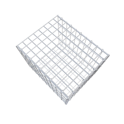 Mounted gabion type 2 50 cm x 40 cm x 40 cm, mesh size 5 cm x 10 cm, C-ring