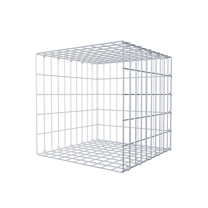 Gabião tipo 2 50 cm x 50 cm x 50 cm, malhagem 5 cm x 10 cm, anel C