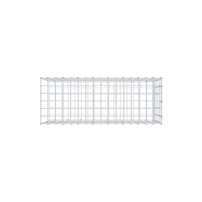 Gabião Tipo 2 80 cm x 40 cm x 30 cm, malhagem 5 cm x 10 cm, anel C
