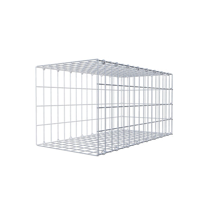 Gabião tipo 2 80 cm x 40 cm x 40 cm, malhagem 5 cm x 10 cm, anel C