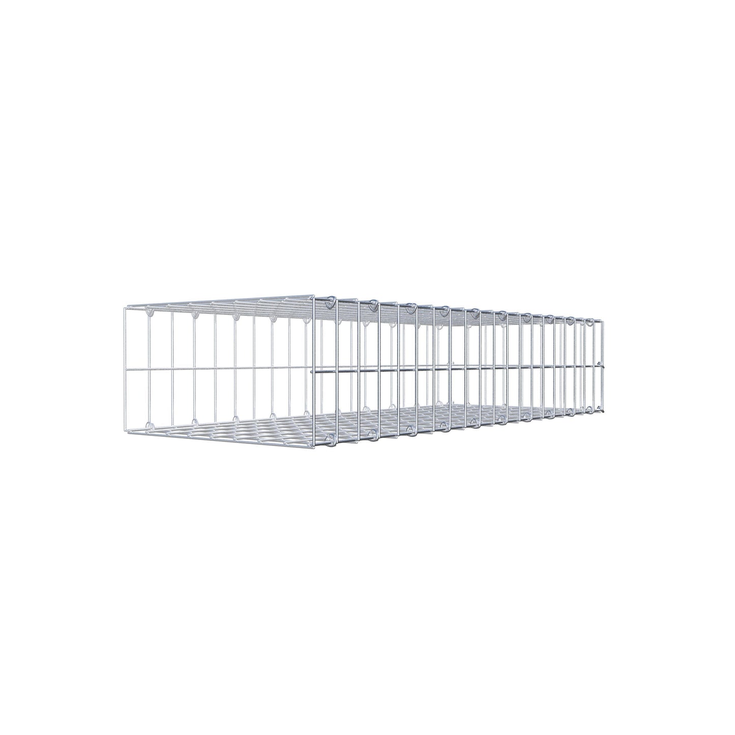 Pila adicional tipo 2 100 cm x 20 cm x 40 cm, malla 5 cm x 10 cm, anillo en C