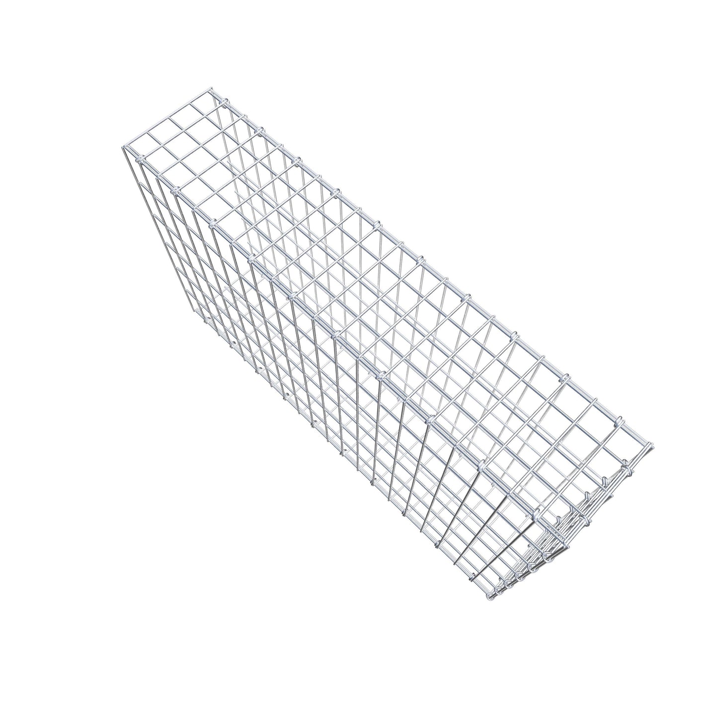 Fourche rapportée type 2 100 cm x 60 cm x 20 cm, mailles 5 cm x 10 cm, anneau en C