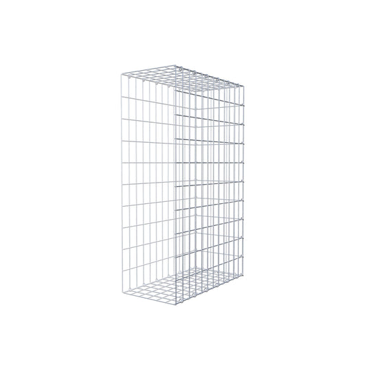 Mounted gabion type 2 100 cm x 60 cm x 30 cm, mesh size 5 cm x 10 cm, C-ring