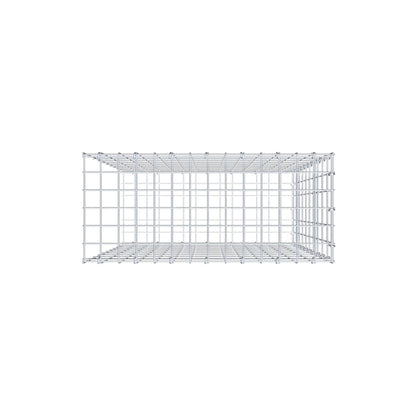 Pila adicional tipo 2 100 cm x 70 cm x 30 cm, malla 5 cm x 10 cm, anillo en C