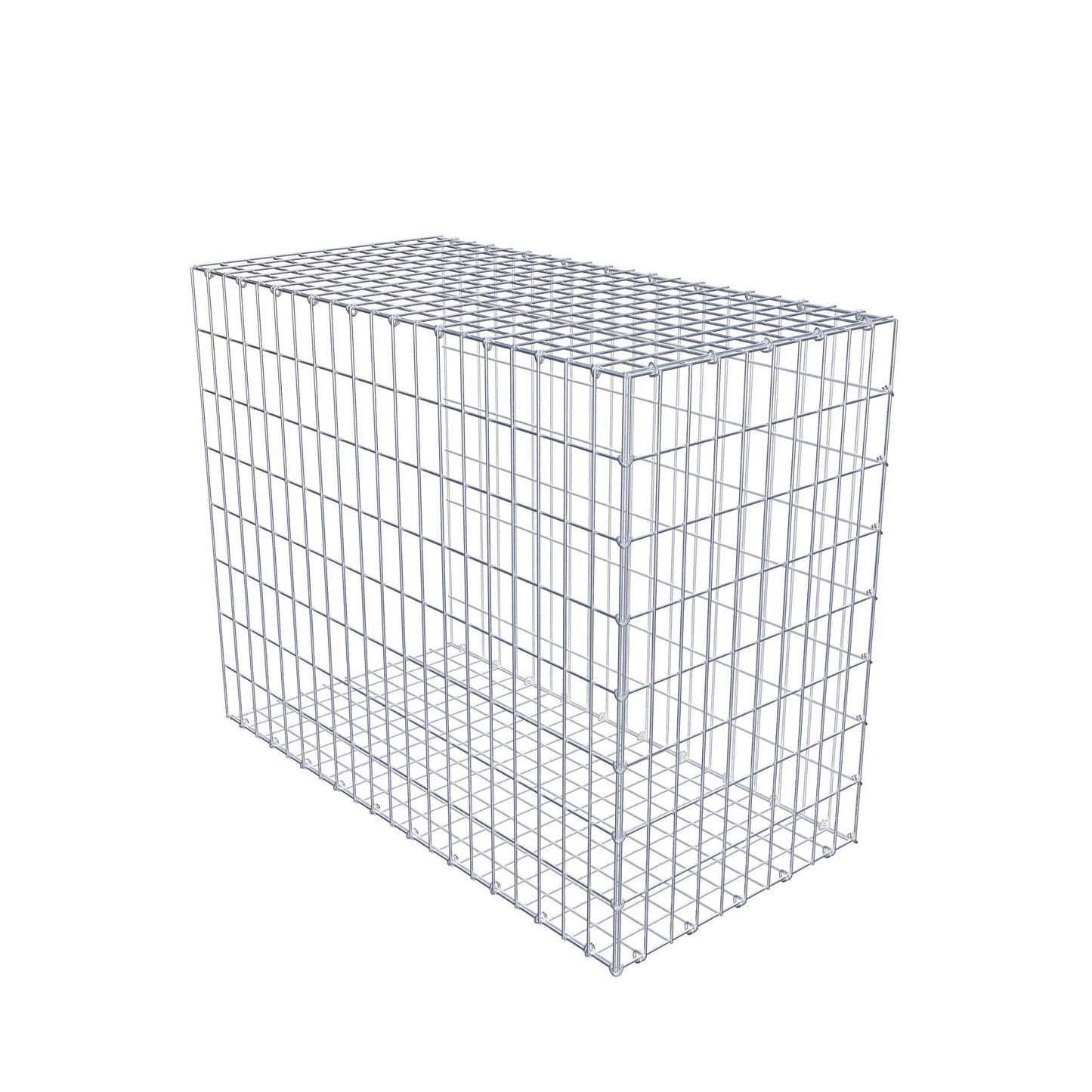 Gabião tipo 2 100 cm x 80 cm x 50 cm, malhagem 5 cm x 10 cm, anel C