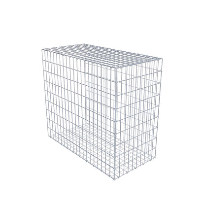 Monteret gabion type 2 100 cm x 90 cm x 50 cm, maskestørrelse 5 cm x 10 cm, C-ring