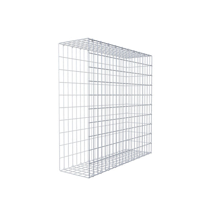 Gabião tipo 2 100 cm x 100 cm x 30 cm, malhagem 5 cm x 10 cm, anel C