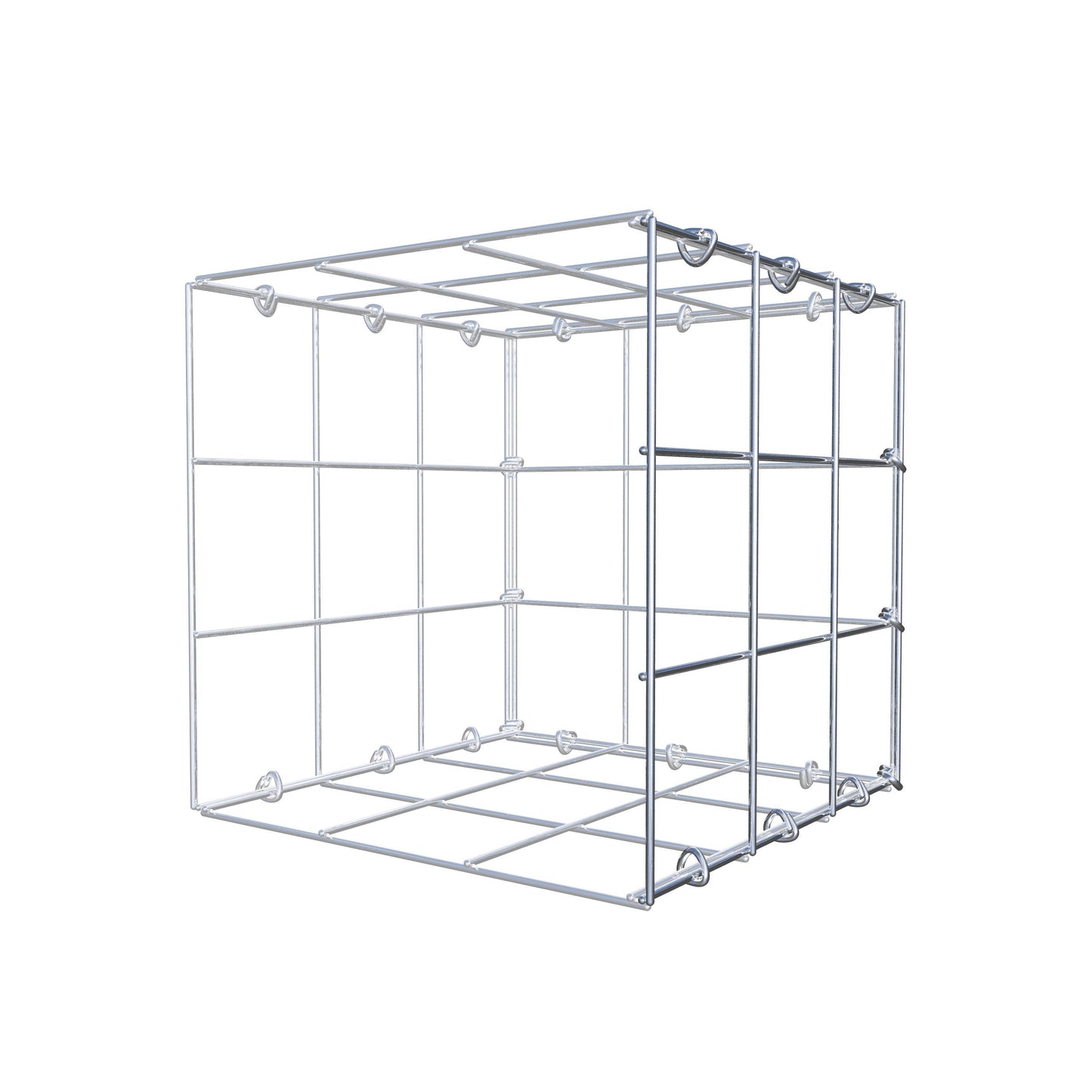 Extra gabion typ 2 30 cm x 30 cm x 30 cm (L x H x D), maskstorlek 10 cm x 10 cm, C-ring