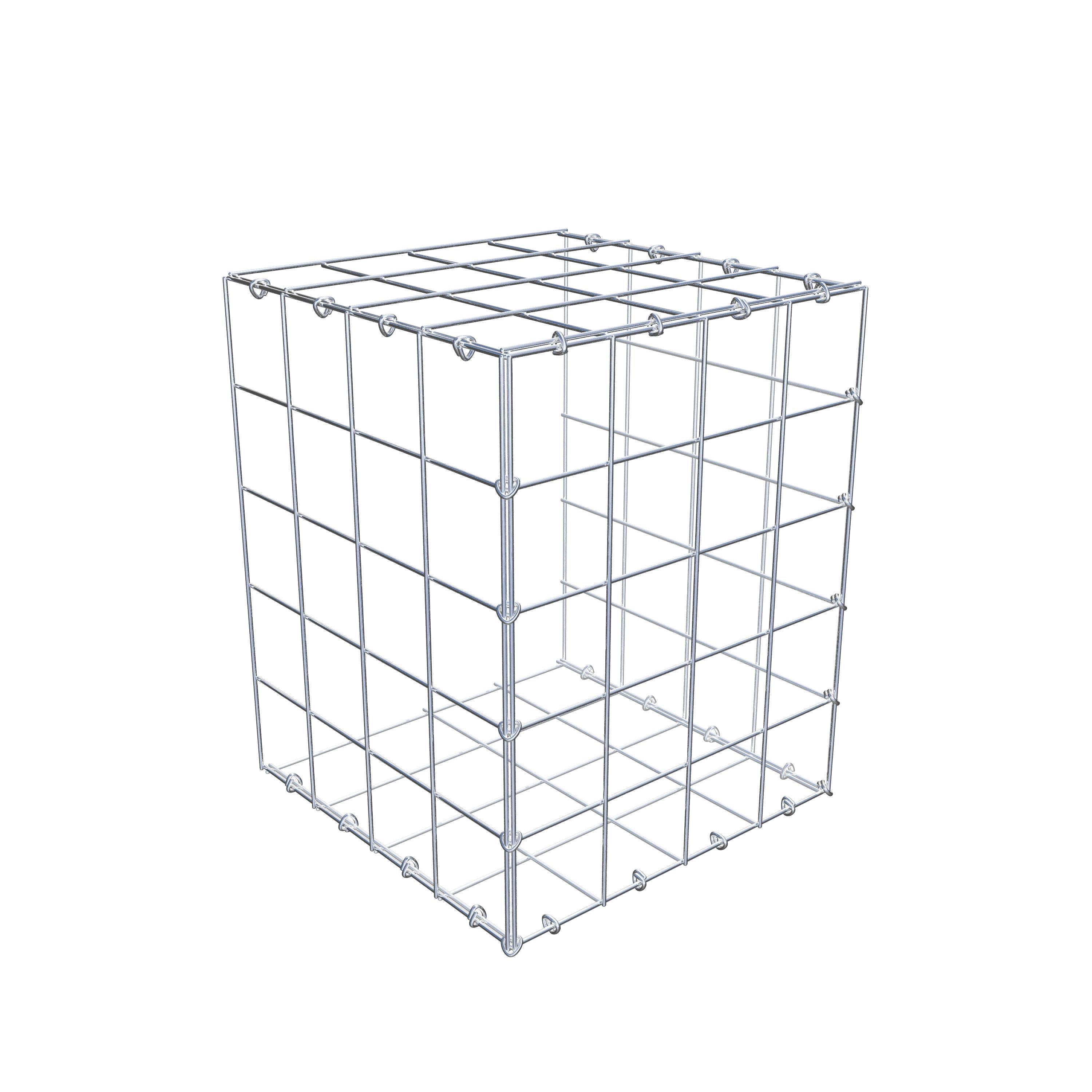 Monteret gabion type 2 50 cm x 40 cm x 40 cm (L x H x D), maskestørrelse 10 cm x 10 cm, C-ring