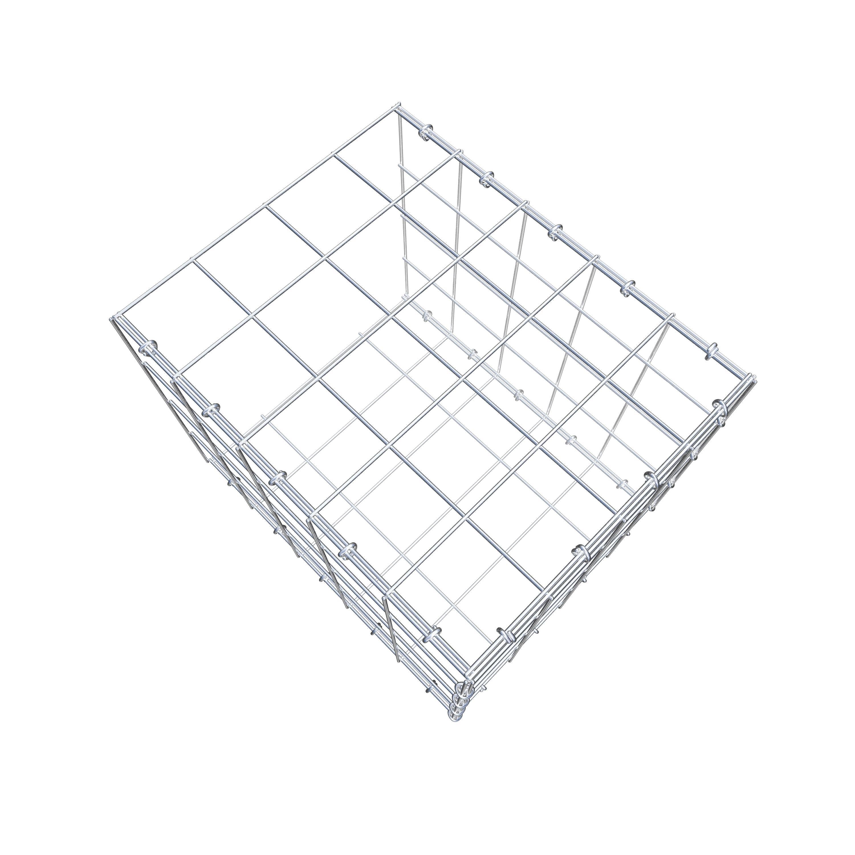 Toegevoegde pool type 2 50 cm x 40 cm x 40 cm (L x H x D), maaswijdte 10 cm x 10 cm, C-ring