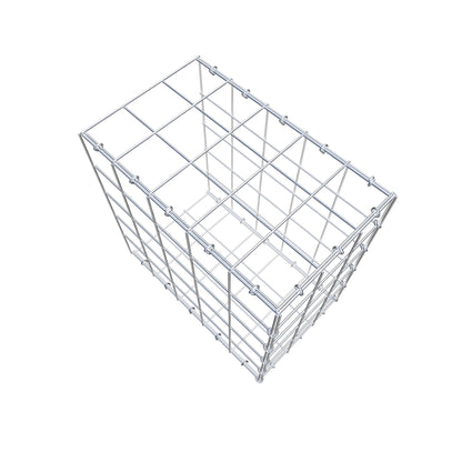 Monteret gabion type 2 50 cm x 50 cm x 30 cm (L x H x D), maskestørrelse 10 cm x 10 cm, C-ring