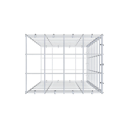 Gabião Tipo 2 80 cm x 40 cm x 30 cm (C x A x P), malhagem 10 cm x 10 cm, anel C