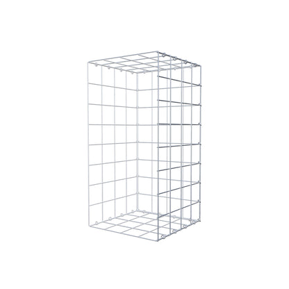 Fourche rapportée type 2 80 cm x 40 cm x 40 cm (L x H x P), mailles 10 cm x 10 cm, anneau en C