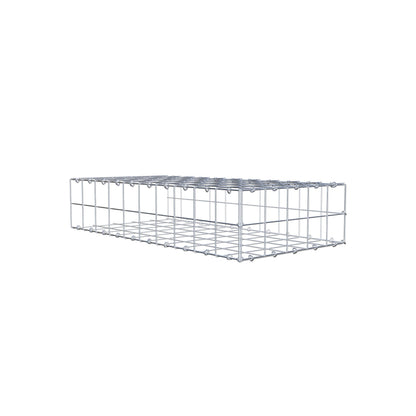 Gavión complementario de tipo 2 100 cm x 20 cm x 50 cm (L x A x P), malla 10 cm x 10 cm, anillo en C