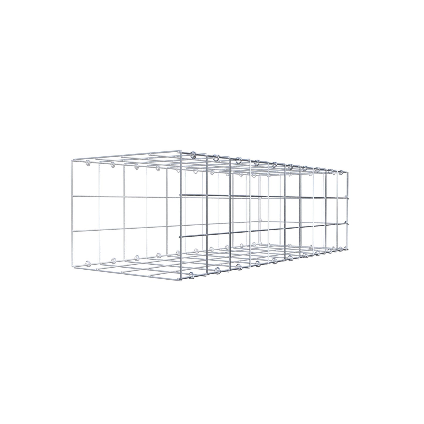 Gabião Tipo 2 100 cm x 30 cm x 40 cm (C x A x P), malhagem 10 cm x 10 cm, anel C