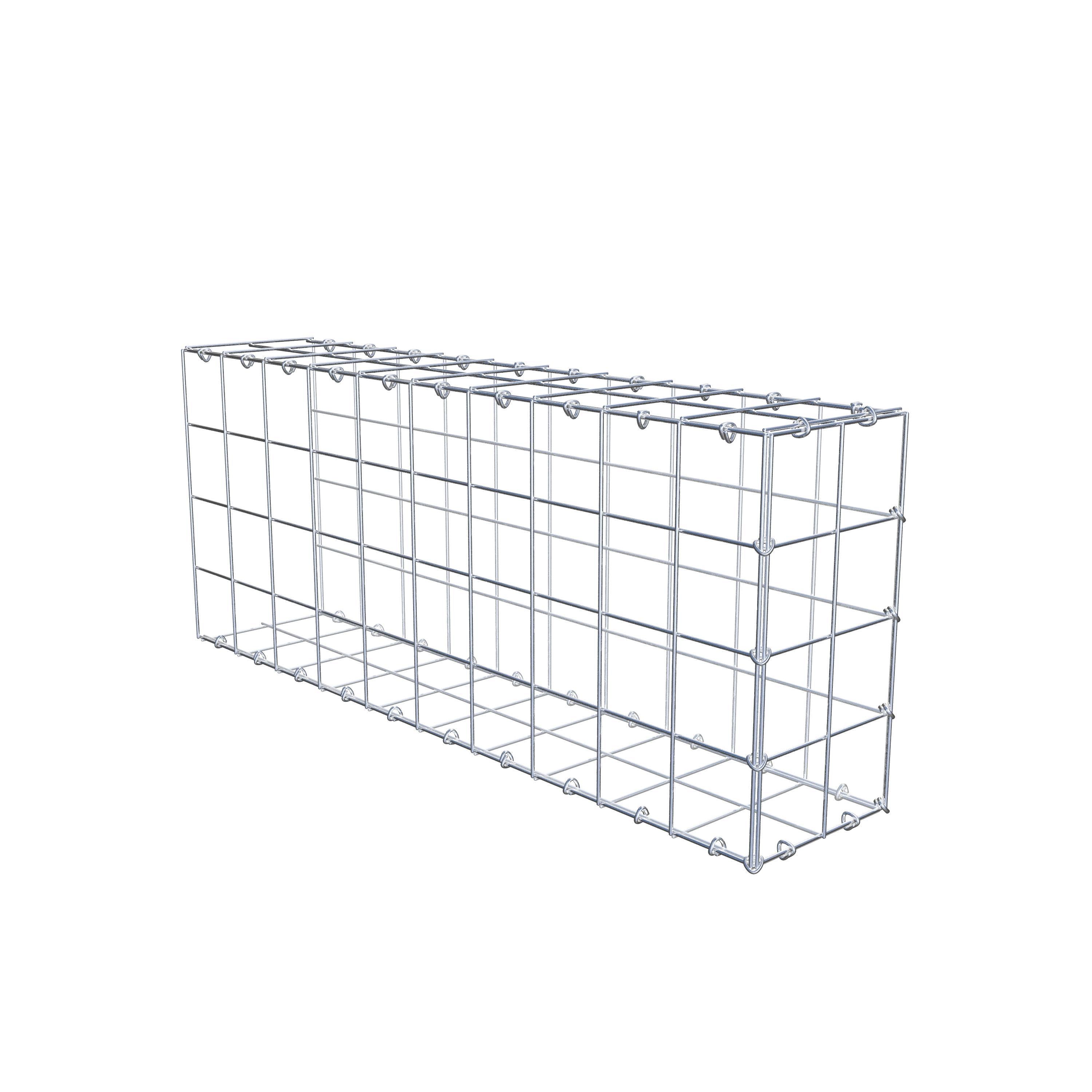 Gabião Tipo 2 100 cm x 40 cm x 20 cm (C x A x P), malhagem 10 cm x 10 cm, anel C