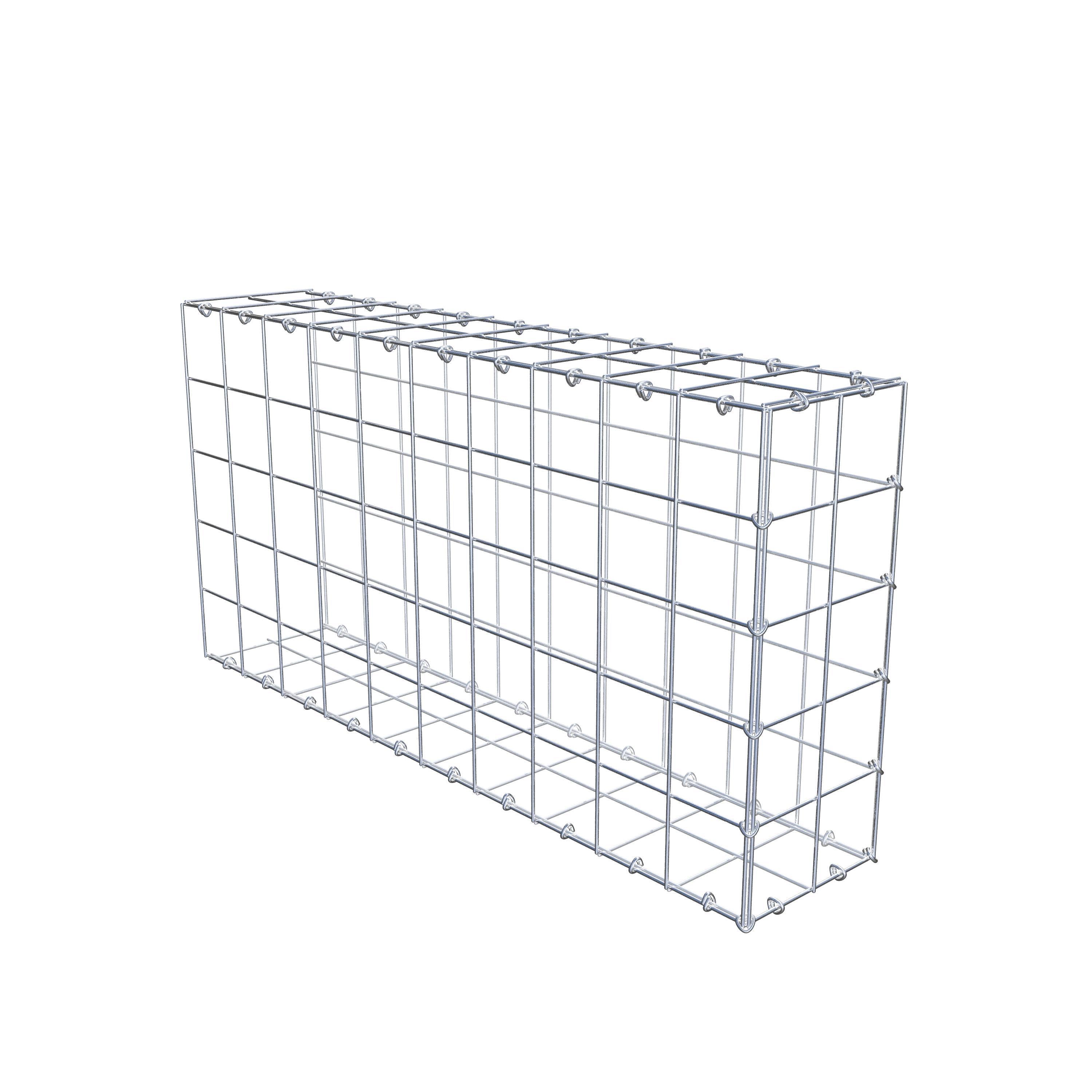 Gabião Tipo 2 100 cm x 50 cm x 20 cm (C x A x P), malhagem 10 cm x 10 cm, anel C