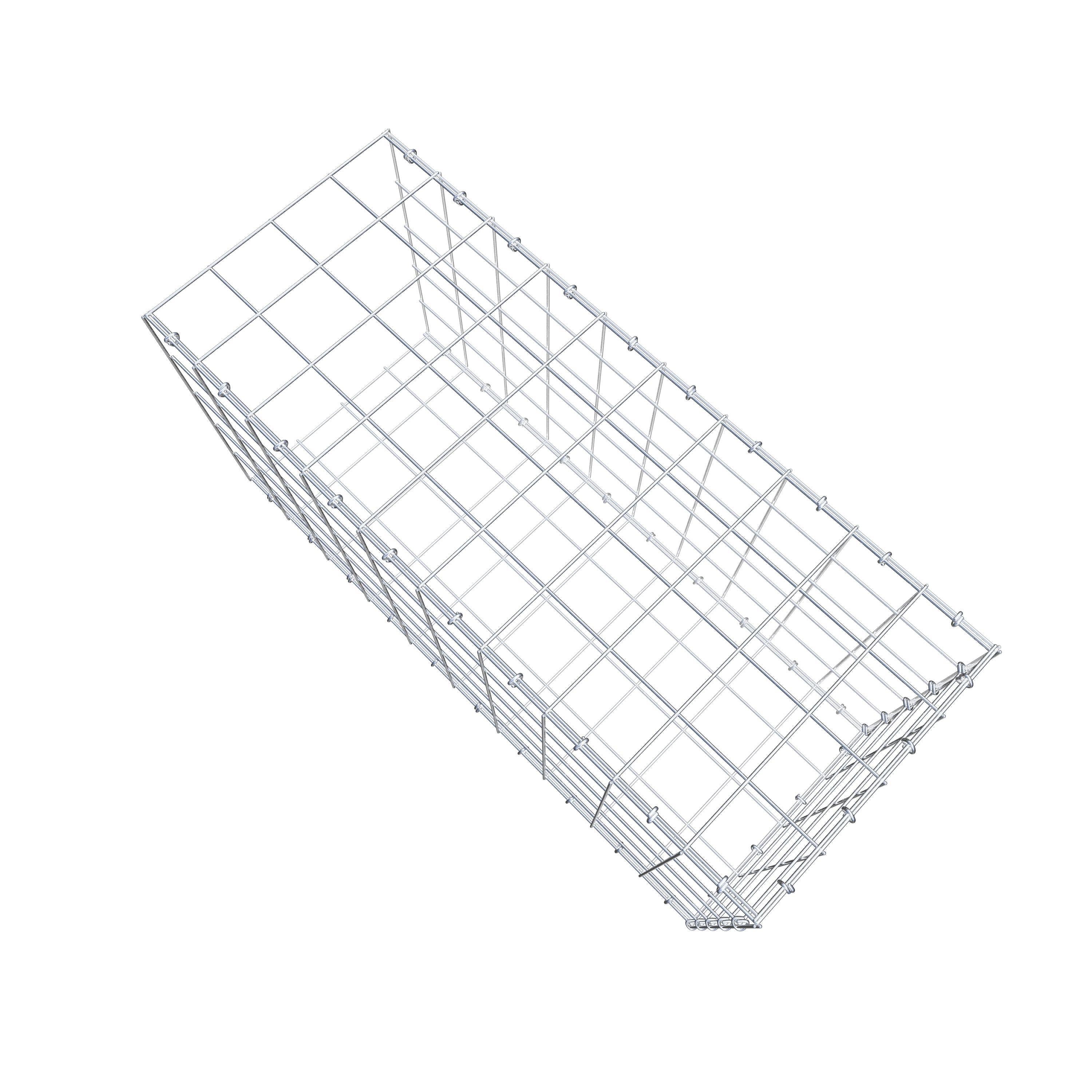 Gabião tipo 2 100 cm x 50 cm x 40 cm (C x A x P), malhagem 10 cm x 10 cm, anel C