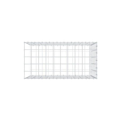 Mounted gabion type 2 100 cm x 60 cm x 50 cm (L x H x D), mesh size 10 cm x 10 cm, C-ring