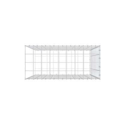 Anbaugabione Typ 2 100 cm x 90 cm x 40 cm (L x H x T), Maschenweite 10 cm x 10 cm, C-Ring