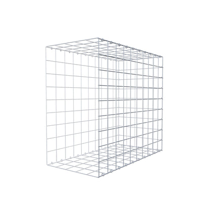 Typ 2 påbyggnadsgabion 100 cm x 90 cm x 50 cm (L x H x D), maskstorlek 10 cm x 10 cm, C-ring