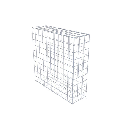 Mounted gabion type 2 100 cm x 100 cm x 30 cm (L x H x D), mesh size 10 cm x 10 cm, C-ring