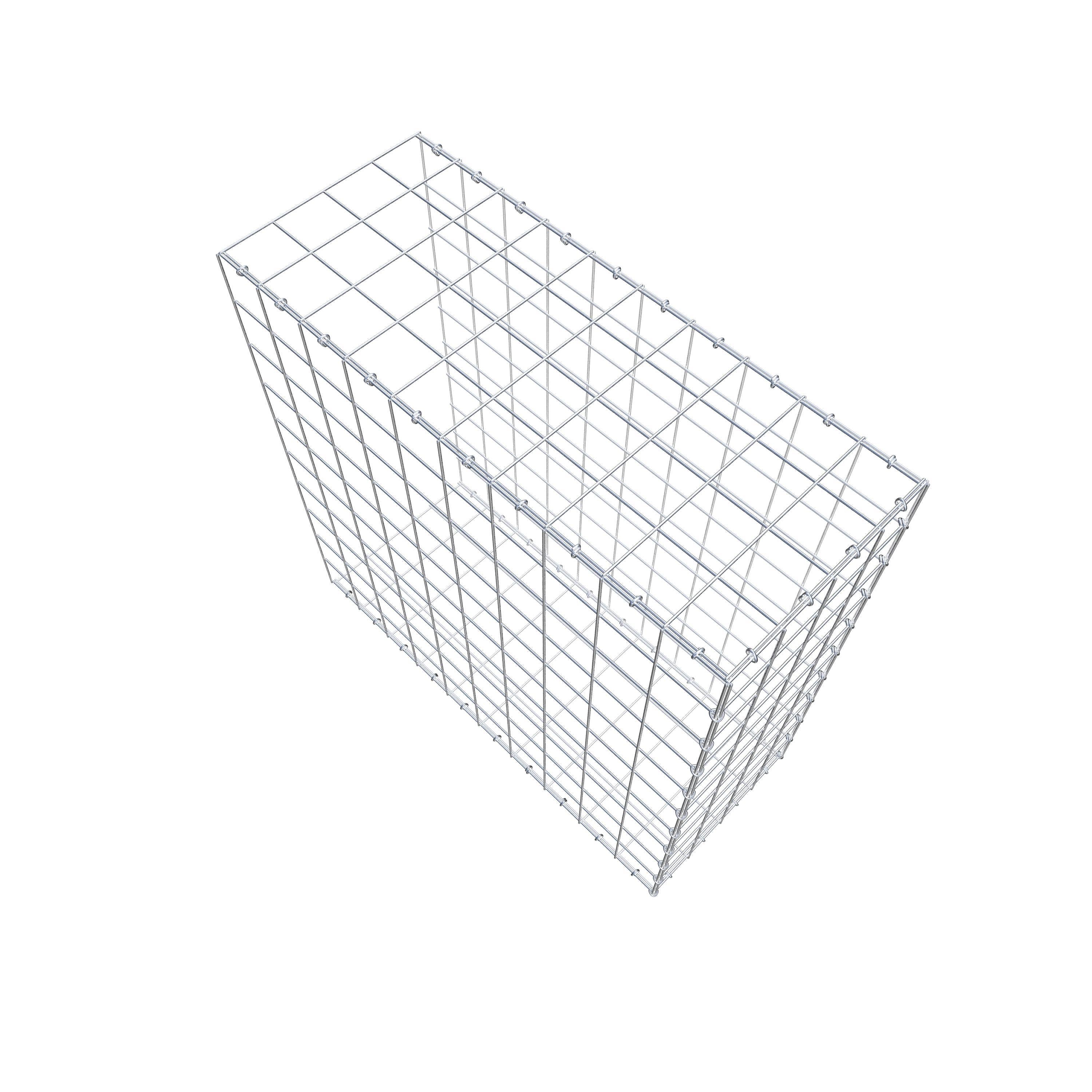 Add-on schanskorf type 2 100 cm x 100 cm x 40 cm (L x H x D), maaswijdte 10 cm x 10 cm, C-ring