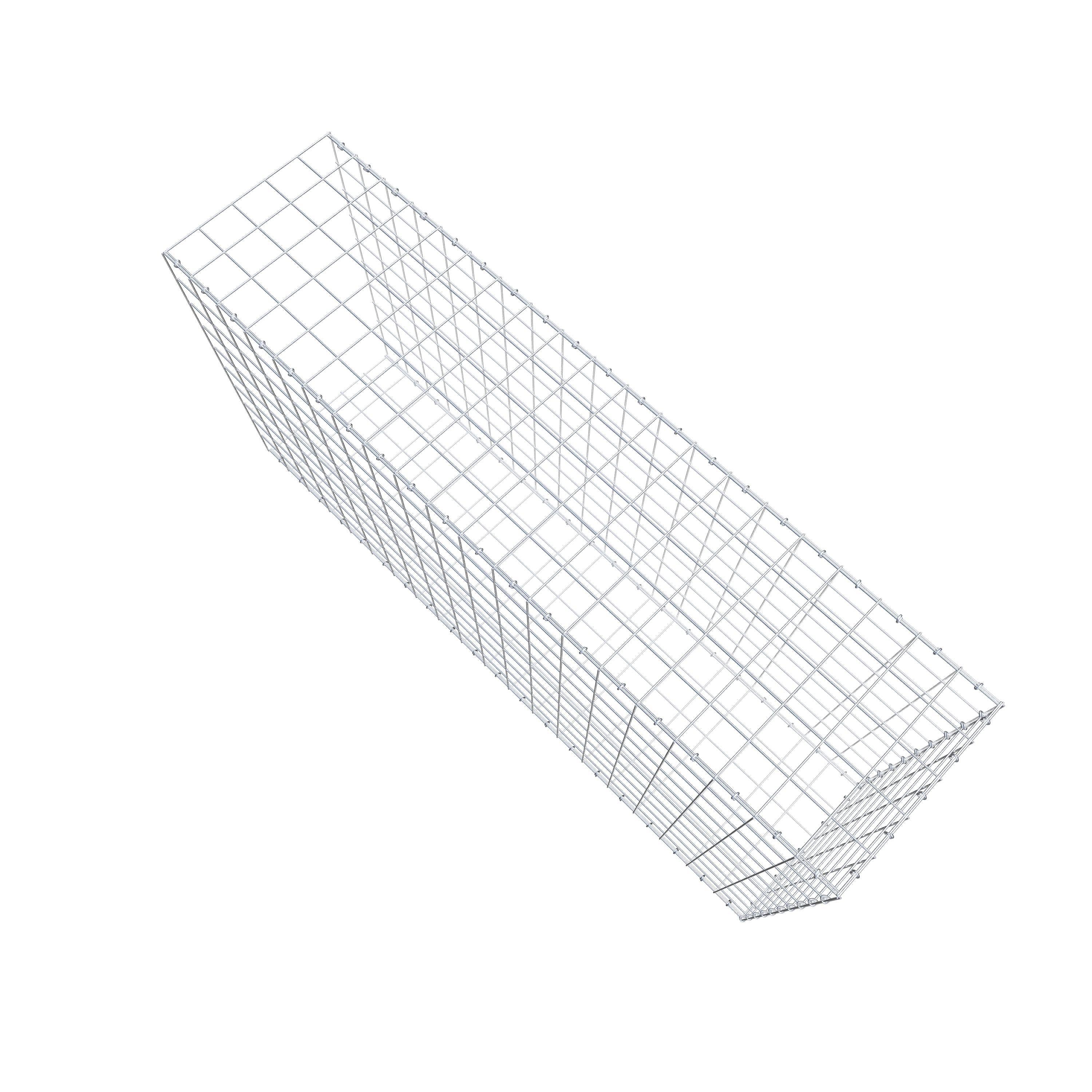 Gabião Tipo 2 200 cm x 100 cm x 50 cm (C x A x P), malhagem 10 cm x 10 cm, anel C